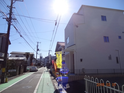 【前面道路含む現地写真】 | さいたま市大宮区高鼻町1丁目新築分譲住宅全2棟/残1棟