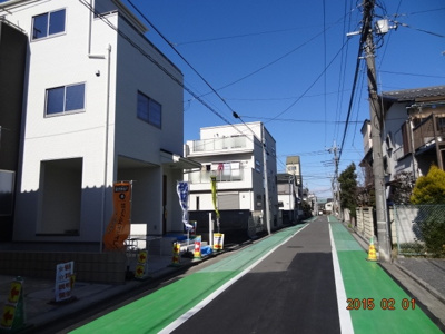 【前面道路含む現地写真】 | さいたま市大宮区高鼻町1丁目新築分譲住宅全2棟/残1棟