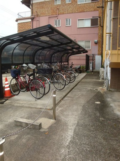 【その他共用部分】 | 駐輪場はバイクも止められますよ