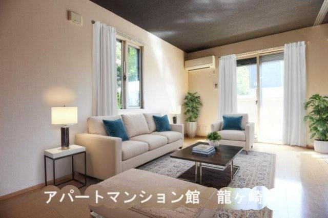 グランドステージ久保台Aの居間・リビング|CGで家具等を配置したものです。実際に家具等は含まれません。