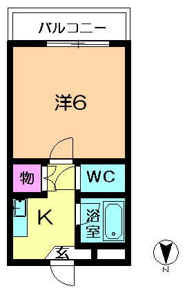 【間取り】 | アイリスハイツ2号館