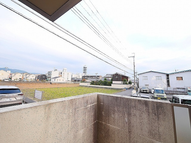 ヴィルヌーブＡ・Ｂ（大安寺）の展望|バルコニーからの展望です。