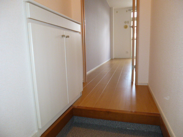 くらしきグリーンハイツの玄関