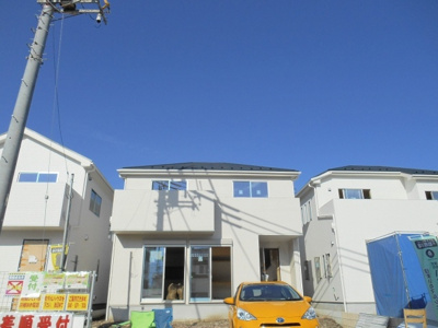 【外観】 | 鴻巣市　神明3丁目　新築分譲住宅　全8棟　４号棟 | 結構　家になってきました。