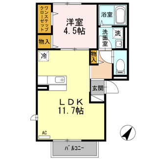 【間取り】 | ル・シエル・エトワール　Ⅰ