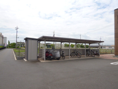 【その他共用部分】 | ハーベスト南畝 | 駐輪場、敷地内専用ゴミステーション