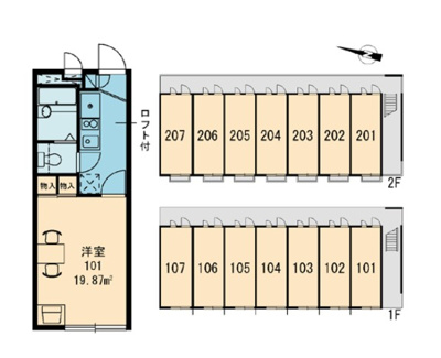 【区画図】 | レオパレスオールイン