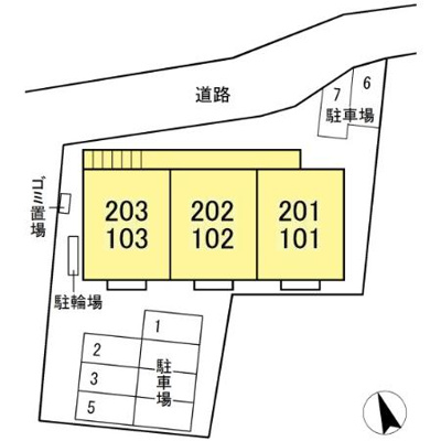 【駐車場】 | ルミエールＷ