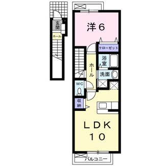 【間取り】 | パークサイド　颯