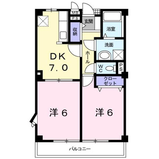 【間取り】 | ウエスト・ビレッジⅢ番館