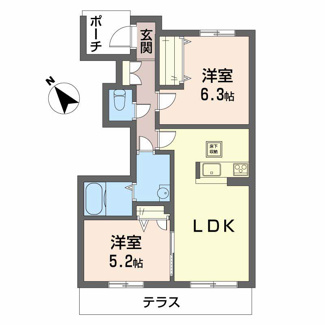 【間取り】 | シャーメゾン　サンオンズ