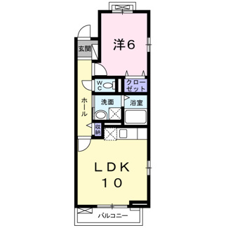 【間取り】 | ブリーゼ・Ｆ　Ⅱ