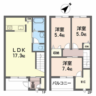 【間取り】 | パルモ　末広