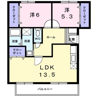 【間取り】 | コーポねごろ
