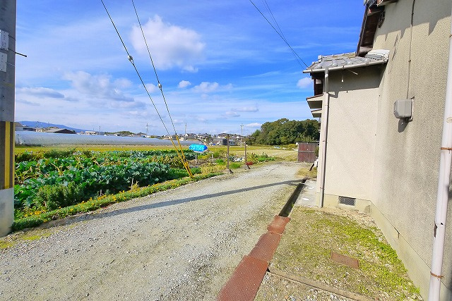 山口貸家の展望|のどかな田園風景です