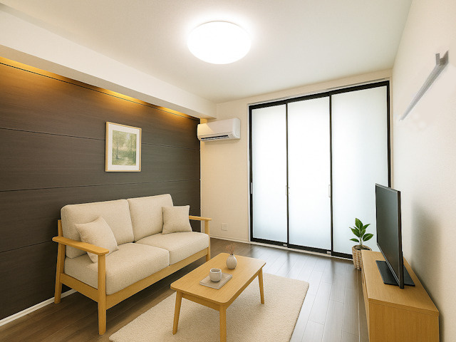 NEWコリーナの居間・リビング|CGで家具等を配置したもので家具等は含まれません。