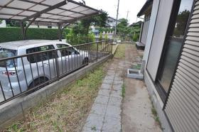 取手市寺田　戸建の駐車場