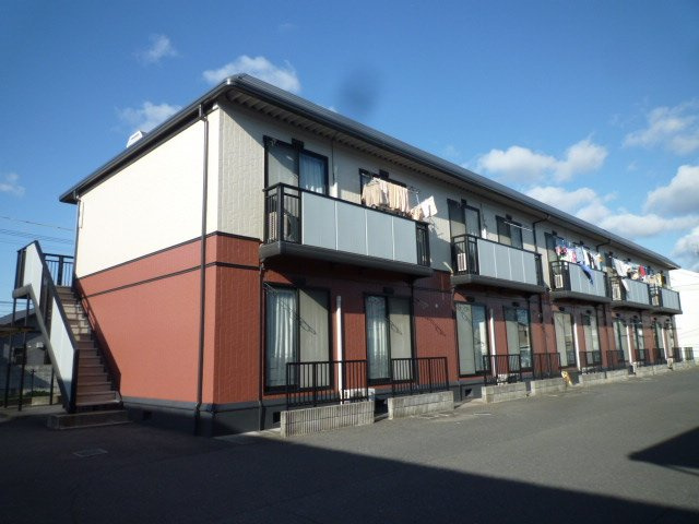 倉敷市福島のアパートの外観