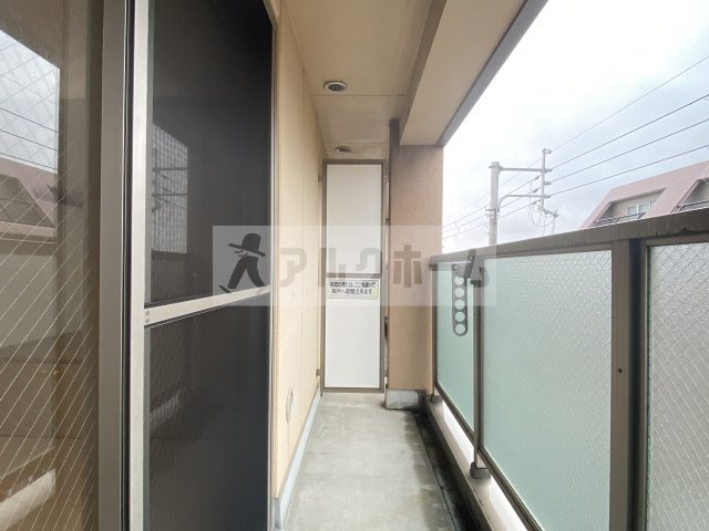 ハートフルOKAのバルコニー