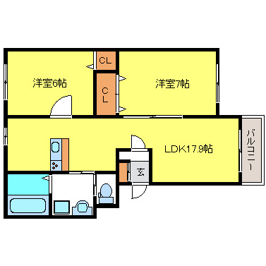 マンションemotionの間取り
