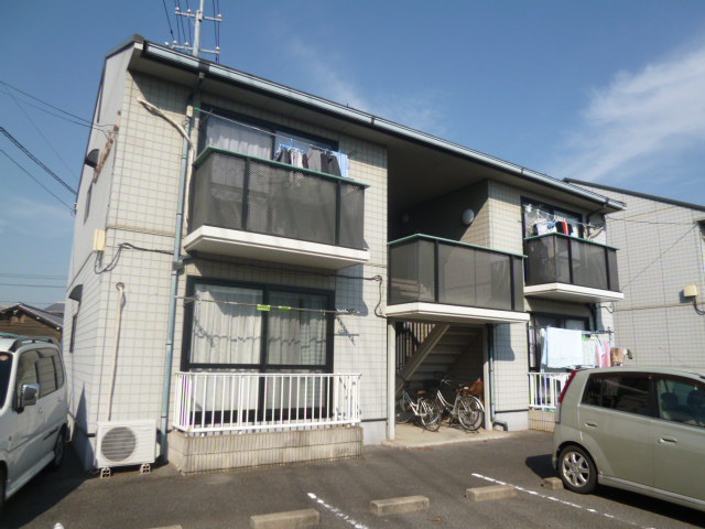 倉敷市老松町１丁目のアパートの外観