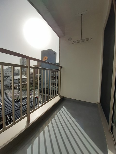サンハウス志家のバルコニー