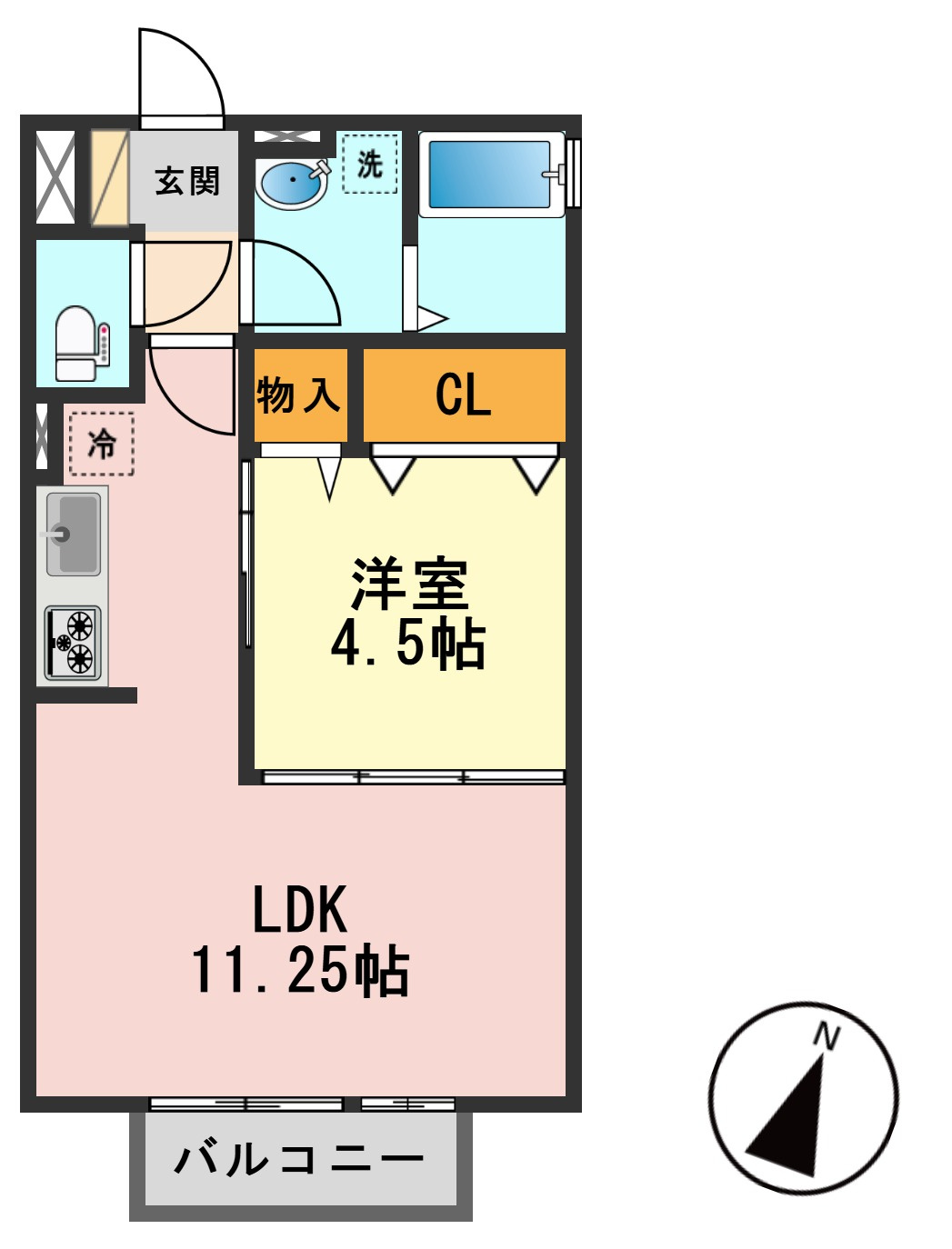 グランジュテの間取り