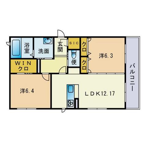 シャーメゾンハイツ群青の間取り|シャーメゾンハイツ群青　間取り