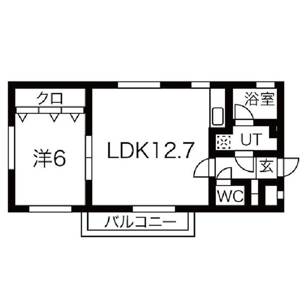 ウエストパレスKの間取り