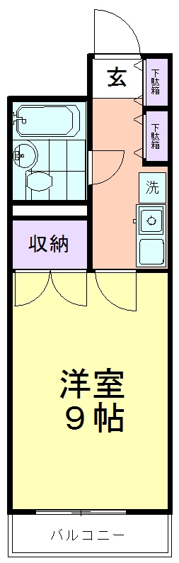 ミリオンコート久米川駅前の間取り