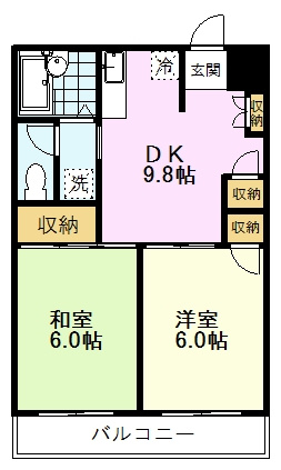 【間取り】 | リエス国分寺恋ヶ窪