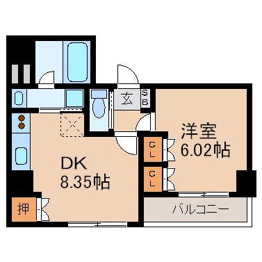 【間取り】 | アフィット天満橋