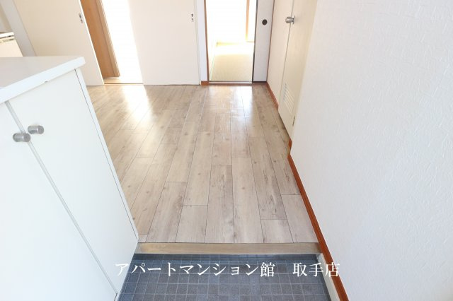 取手細井ハイムの玄関