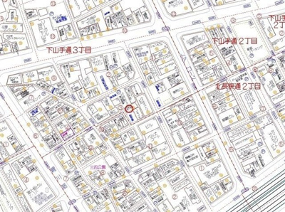 【地図】 | 物販店跡の１階店舗物件