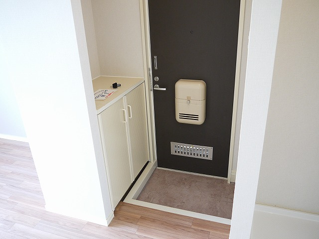 ログメントソファーA棟の玄関|毎日通る玄関はこちらです