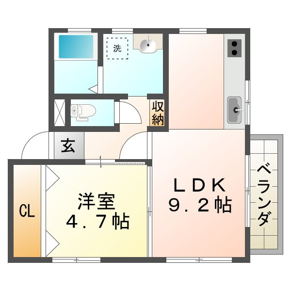 メゾン垂水の間取り