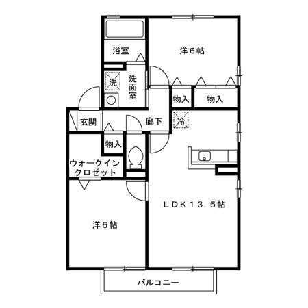 ベルハウスの間取り