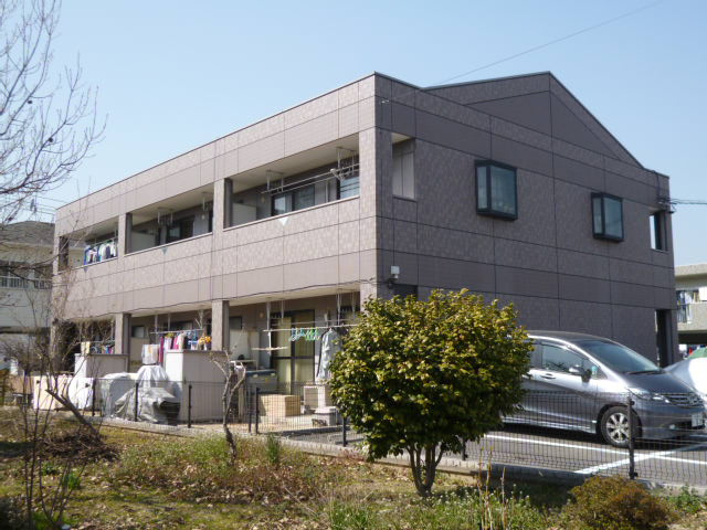 総社市駅南２丁目のアパートの外観