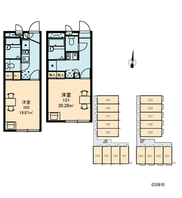 【区画図】 | サンビームＤ