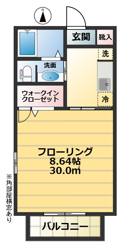 ディアコートの間取り|人気のバストイレ別物件【ディアコート】