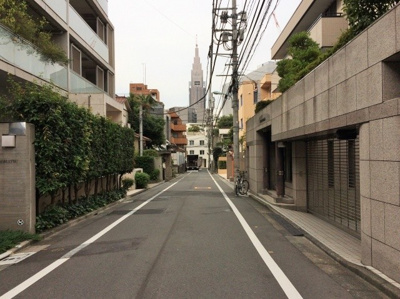 【周辺】 | エルスタンザ原宿ＮＯＲＤ | 前面道路