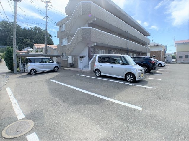 リバーサイド中野の駐車場