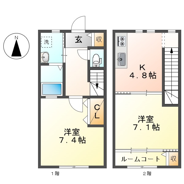 オセロ五番館の間取り