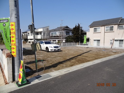 【前面道路含む現地写真】 | さいたま市緑区三室/定期借地権土地全4区画・残1区画