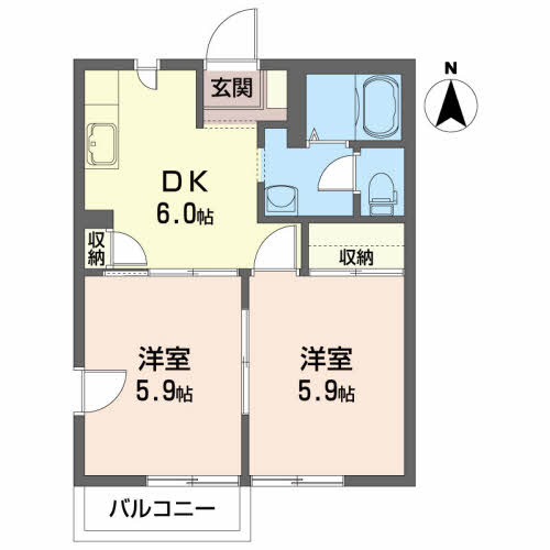 K・Sマンハイムの間取り