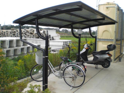 【その他共用部分】 | ラパンブランシュ | 屋根付き駐輪場