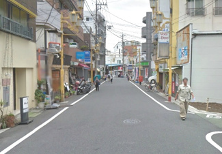 【前面道路含む現地写真】 | 品川区中延5丁目売地4180万円前面道路2