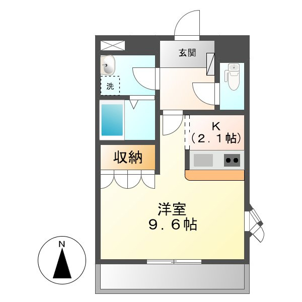 ネオソレイユの間取り
