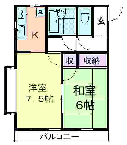 セシル０２の間取り