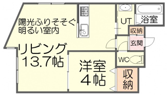 【間取り】 | S-Stage（エスステージ）本町 | 使い勝手を重視した間取り